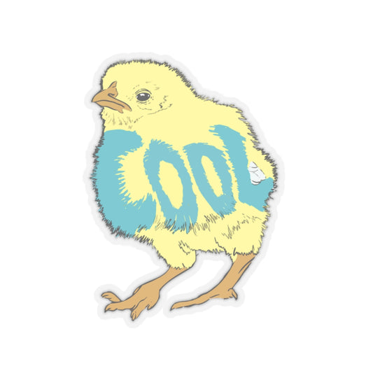 Cool Chick Kiss-Cut Sticker | Fun & Whimsical Decor for Laptops and Notebooks